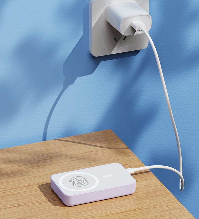 Witte stroomadapter