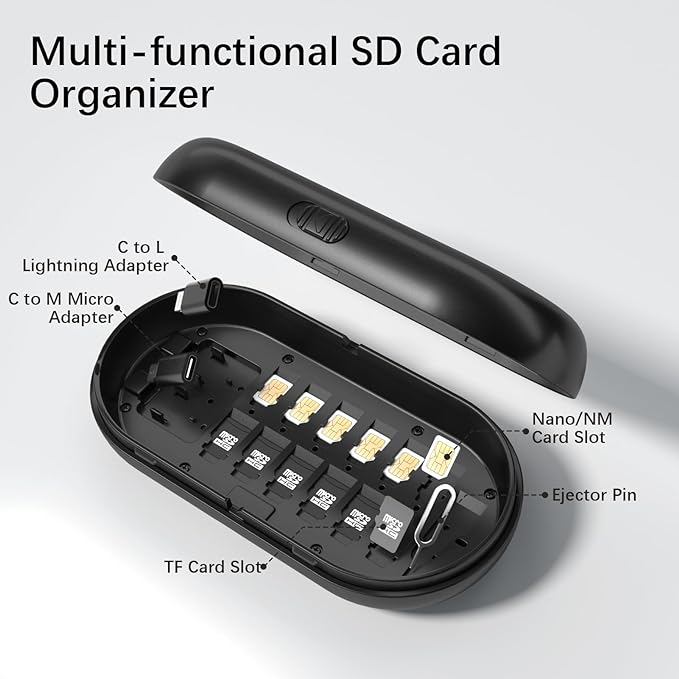 3-IN-1 Wireless Charger (Travel Multi Functional Storage Box)