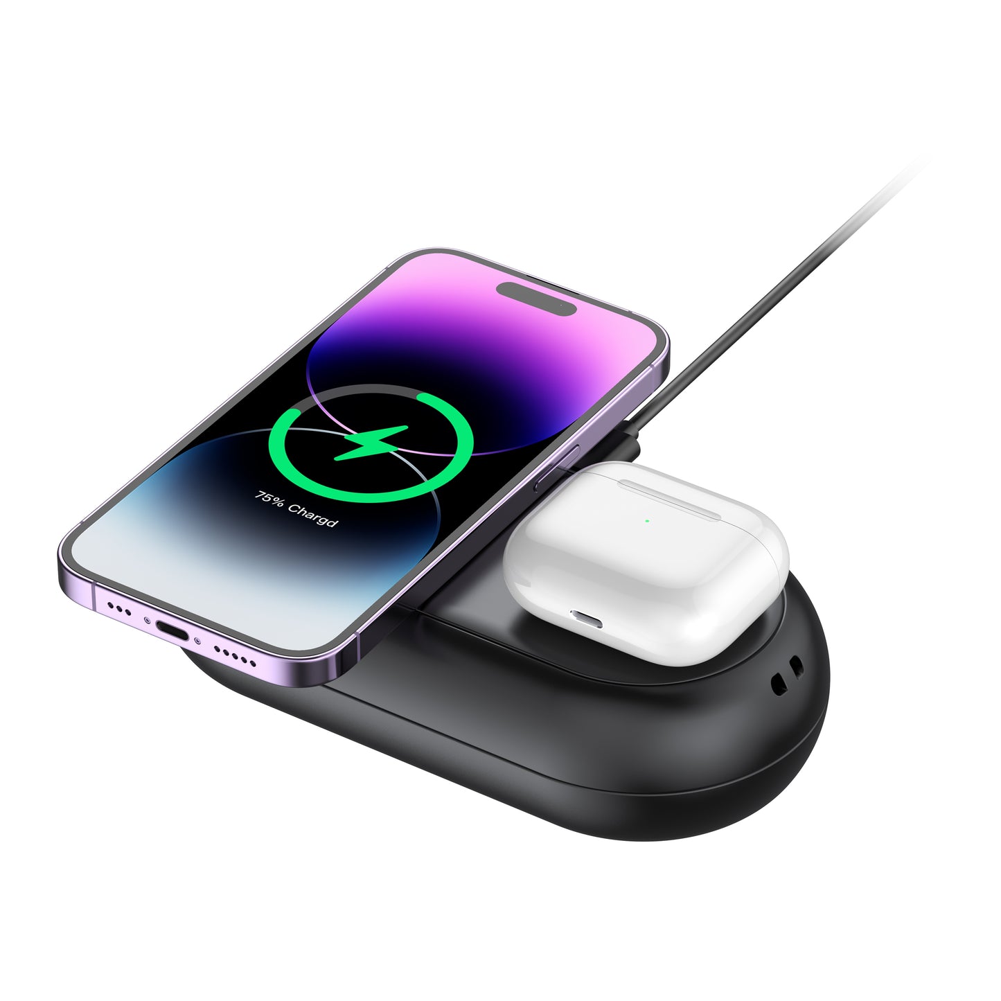 3-IN-1 Wireless Charger (Travel Multi Functional Storage Box)