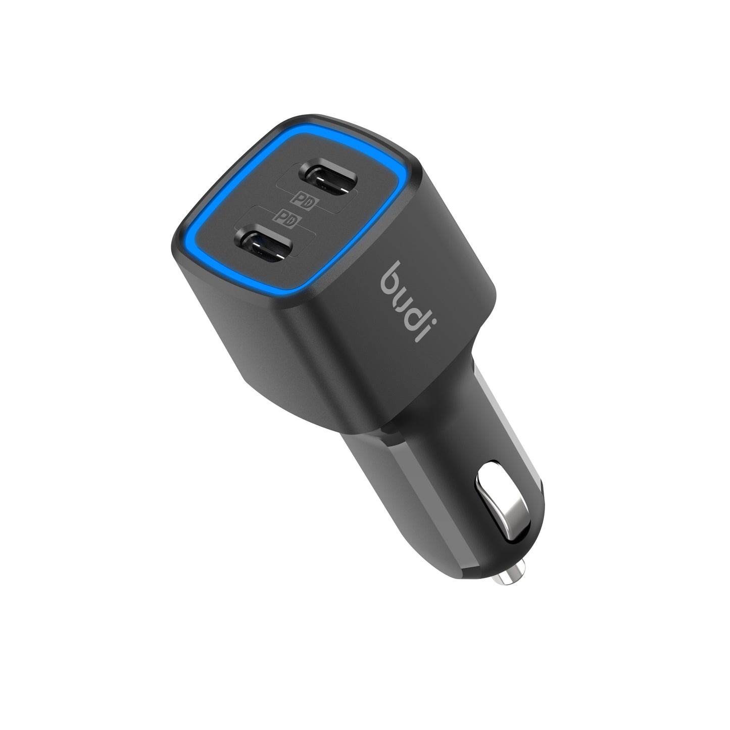 Car charger with 2 port type C