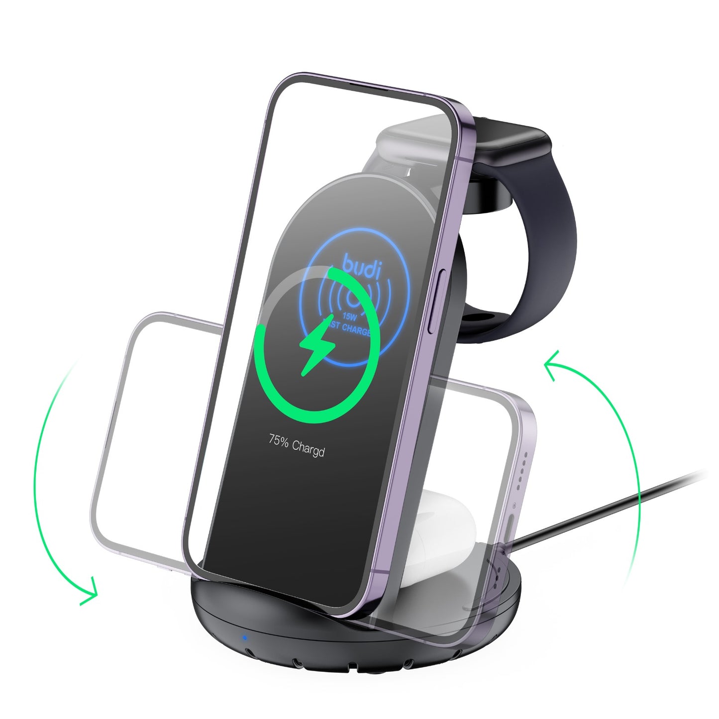 3-IN-1 Wireless Charging Stand